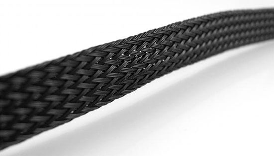 PET polyester expandable braided sleeving show