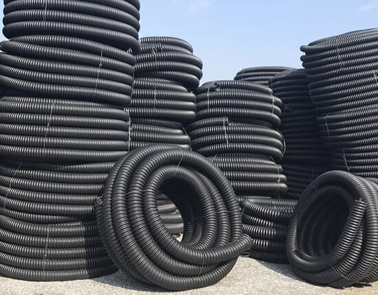 HDPE carbon spiral pipe show