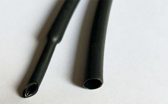 dual wall heat shrink tubing and shrinked dual wall heat shrink tubing