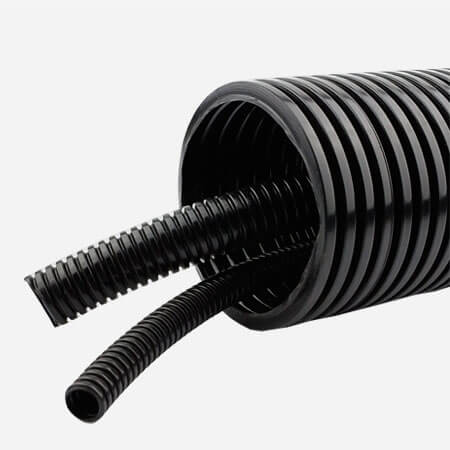 Flexible Split PA Plastic Corrugated Conduit Wire Loom Tubing - China Wire  Loom Tubing, Corrugated Conduit Tubing