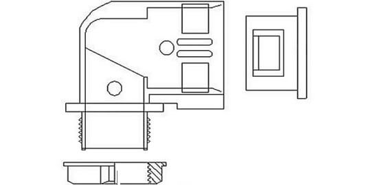 plastic conduit elbow quick connector