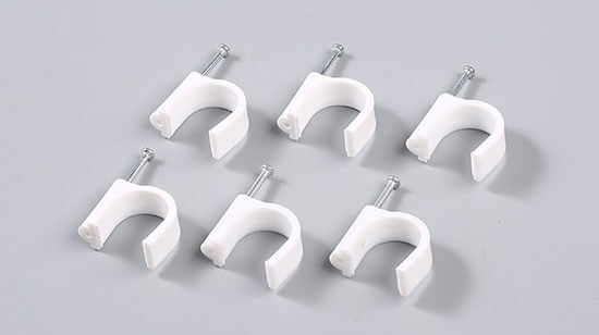 round cable wall clips show