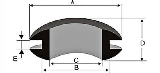 rubber wire grommet structure