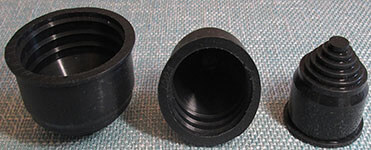 plastic conduit end caps show