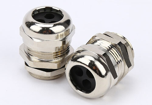 3 holes metal multi cable gland